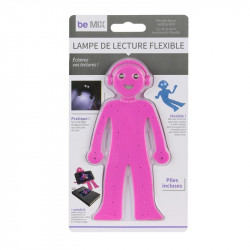 Grossiste et fournisseur. Lampe de lecture bonhomme flexible rose