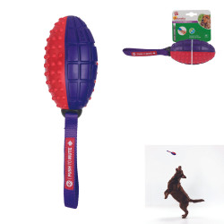 Grossiste Ballon de rugby sonore pour chien - rose