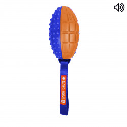 Grossiste Ballon de rugby sonore pour chien - orange