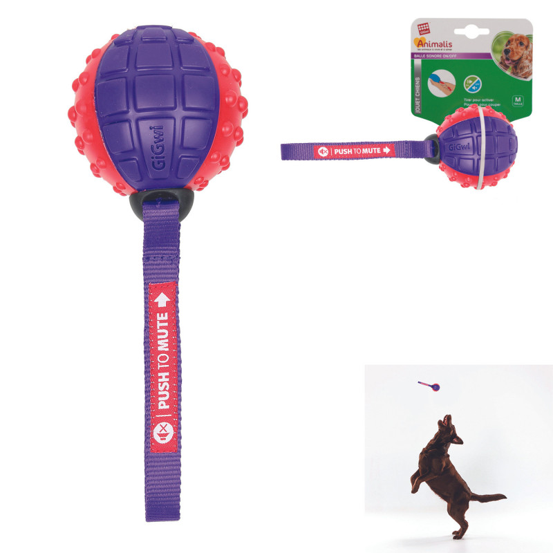 Grossiste Balle sonore pour chien rose