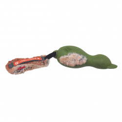 Grossiste Jouet en forme de canard sonore vert pour chien