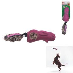 Grossiste Jouet en forme de  lapin sonore violet pour chien