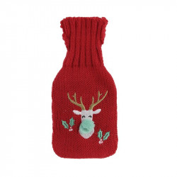 Grossiste et fournisseur. Chaufferette de poche de Noël avec pompon rouge