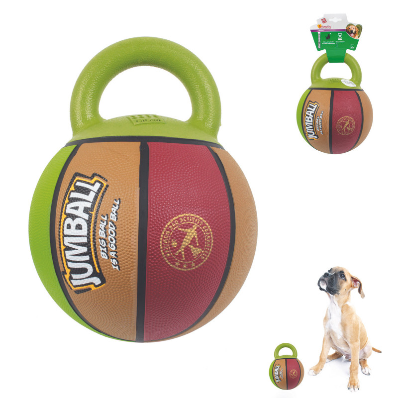 12.5 cm Ballon d'entraînement pour chiens Pro Dog avec dragonne