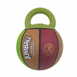 Grossiste Ballon de basket vert et marron avec poignée pour chien