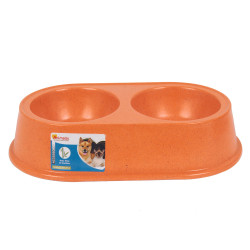 Grossiste Gamelle double bambou orange - GM