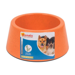 Grossiste Gamelle ronde en en bambou - orange - MM