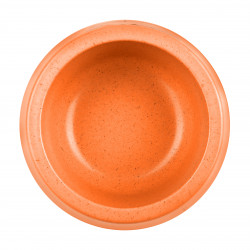 Grossiste Gamelle ronde en en bambou - orange TGM