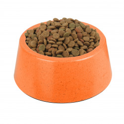 Grossiste Gamelle ronde en en bambou - orange TGM