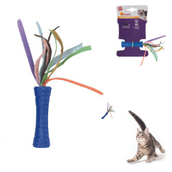 Grossiste Jouet stick bleu et en papier pour chat