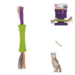 Grossiste Jeu stick vert double en papier pour chat