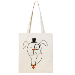 Grossiste Tote bag chien - binocles