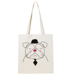 Grossiste Tote bag chien - melon