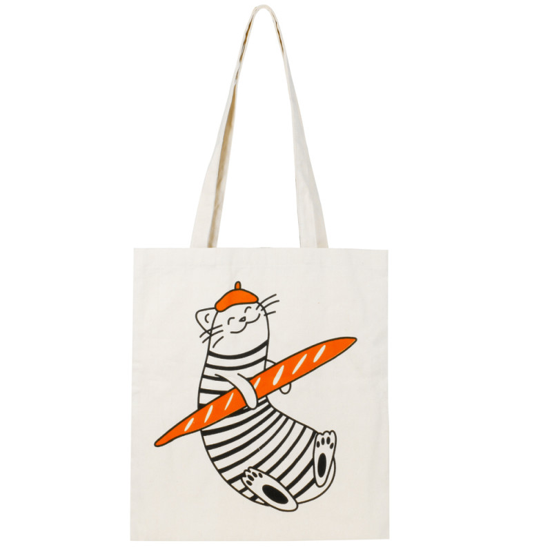 Tote bag chat - Parisien