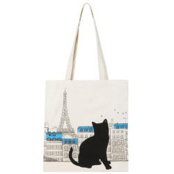 Tote bag chat - Tour Eiffel