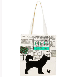 Tote bag chien - Paris