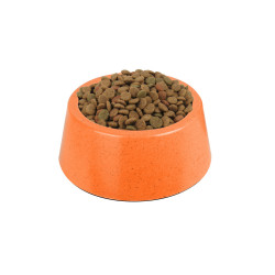 Grossiste Gamelle ronde en en bambou - orange - MM