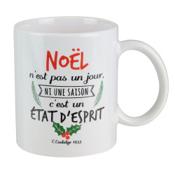 Grossiste bougie mug "Un Noël magique"