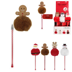 Grossiste stylo en forme de personnage de Noël
