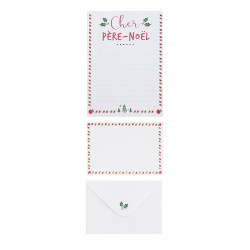 Grossiste papier à lettre au père Noël avec enveloppe x2