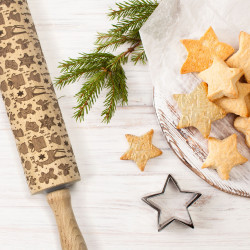 Grossiste rouleau à pâtisserie motifs spécial Noël