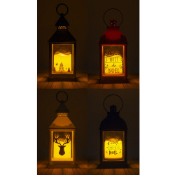 Grossiste lanterne à bougie LED de Noël 24cm