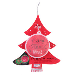 Grossiste boule de Noël LED rouge sapin