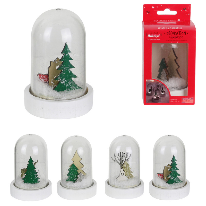 Grossiste cloche LED de Noël de 11x6cm