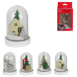 Grossiste cloche LED de Noël de 13x7.5cm