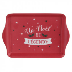 Grossiste plateau vide-poche de Noël rouge