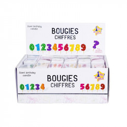 Grossiste et fournisseur. Bougies d'anniversaire chiffres