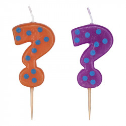 Numeral birthday candle
