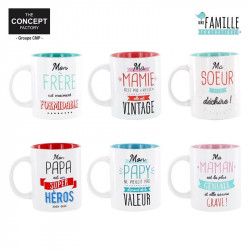 Grossiste et fournisseur. Mug famille fantastique