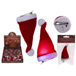 Grossiste pince à cheveux bonnet de noël à led