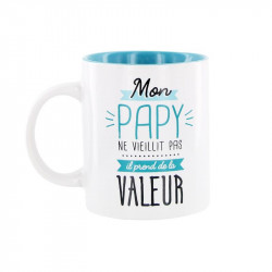 Grossiste et fournisseur. Mug famille fantastique bleu